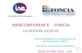 Webconference foncia ise gestion locative