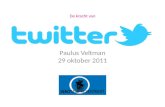 20111029 De kracht van Twitter - Pulchri Presenteert