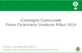 Comune di Parma - Piano Finanziario Rifiuti 2014