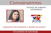 Dichos de Ximena Ossandón: ¿Expresiones discriminatorias  o sacadas de contexto?