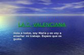 Comunidad Valenciana - María Cañadas