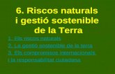 6. Riscos Naturals I Gestió   Sostenible De La Terra