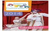 Saison Culturelle Gérardmer 2014