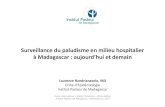 Surveillance du paludisme en milieu hospitalier à Madagascar : aujourd’hui et demain