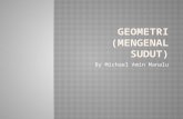 Geometri (mengenal sudut)