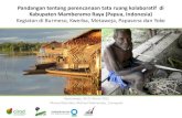 Perencanaan tata ruang kolaboratif di Kabupaten Mamberamo Raya (Papua, Indonesia)