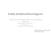 Analisa dan perancangan sistem informasi 07   entity relationship diagram