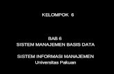 SIM Bab 6 sistem manajemen basis data