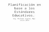 Planificación de Clase en Base a los Estándares Educativos Ecuatorianos