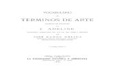 Diccionario de arte, 1887 vocabulario de tã£â©rminos de arte