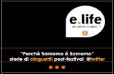 Perchè Sanremo é Sanremo -Twitter post-Festival