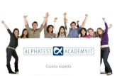Presentazione Alpha Test Academy