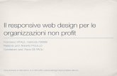 Il Responsive Web Design per le organizzazioni non profit (Discussione)