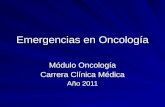 Emergencias en oncología