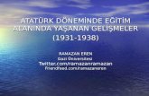 Atatürk devri eğitim