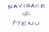 Navigace není menu