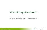 Försäkringskassan IT - Lars Myrén, LTG-3