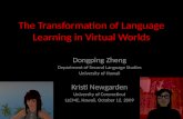 The future of language learning in virtual worlds