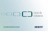 Canal da Cidadania - TV da prefeitura