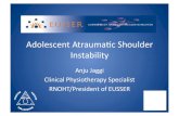 Adolescent atraumatic shoulder instability