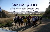 Hovek Israel - Cross Israel Mountain bike Journey