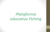 Plataforma educativa tiching