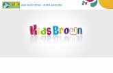 Slide giới thiệu chương trình KIDS BROWN