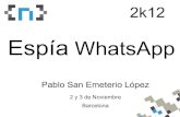 Espia WhatsApp - NcN 2k12