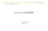 【kintone café京都#1】kintoneの拡張機能