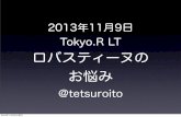 Tokyo R LT 20131109