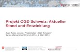 SeGF 2014 | OGD in der Schweiz: Aktueller Stand und Entwicklung