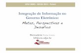 Integração de Informações no Governo Eletrônico