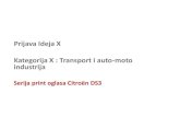 CITROËN DS3 (Print kampanja Citroën DS3 Ultra prilagodljiv)