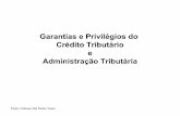 Garantias privilégios e administração tributária
