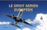 Le droit aerien europeen