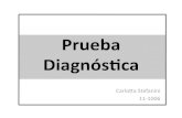 Prueba Diagnóstica, Carlotta Stefanini