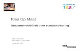 SISLink09 - Kies Op Maat: studentenmobiliteit door standaardisering - Hans van Driel