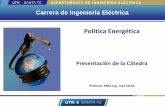 Ing Jose Stella - Politica Energetica