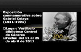 Exposición conmemorativa sobre Gabriel Celaya