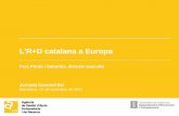Pere Pardo, l'R+D catalana a Europa