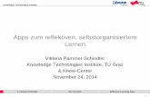 Apps zum Lehren, Lernen und Forschen Folien Assistant Prof. Dipl.-Ing. Dr. techn. Victoria Pammer-Schindler()