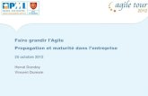 Faire Grandir L'agile - Aigile Tour Toulouse 2012 / PMI - Midi-Pyrénées