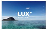 Presentatie Travelworld Soiree - LUX* Hotels & Resorts