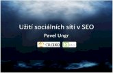 NMI12: Pavel Ungr - Užití sociálních sítí v SEO