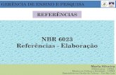 NBR 6023  Referências - Elaboração