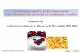 20131001 II Seminario PyA: Carmen Peláez_Claves de la evidencia científica