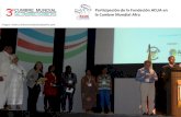 Participación de Fundación ACUA en la 3ra cumbre mundial Afro
