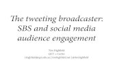 The tweeting broadcaster: SBS and social media audience engagement