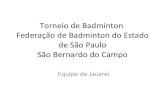 Torneio De Badminton