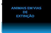 Animais em vias extinção